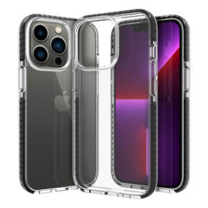 TPU TPE di alta qualità PC Anti caduta antiurto trasparente <span class=keywords><strong>iPhone</strong></span> <span class=keywords><strong>Cover</strong></span> posteriore custodia in silicone per <span class=keywords><strong>iPhone</strong></span> 14 13 12 pro max Case - Product Image 4