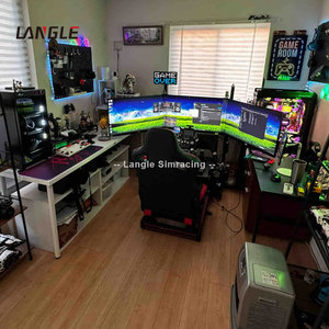 40160 Sim Racing Cockpit Configuration Complète Réglable Double Position Assise DIY Simulateur De Conduite Jeu Stand Sim Rig Racing Cockpit - Product Image 6