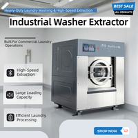 Lave-linge commercial grande capacité pour draps et vêtements, machine à laver professionnelle 30kg 50kg 70kg