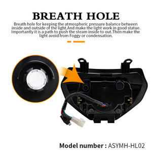 DRL Hi/Lo haz de la motocicleta 92W faro para Yamaha <span class=keywords><strong>MT</strong></span> <span class=keywords><strong>09</strong></span> FZ <span class=keywords><strong>09</strong></span> MT09 faros FZ09 2014-2016 para Yamaha MT07 <span class=keywords><strong>2018</strong></span>, 2019 - Product Image 5