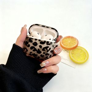 Funda para Auriculares con Estampado de Leopardo Negro Simple, Compatible con Apple AirPods 2/3, para AirPods Pro, Personalizada y Resistente a Golpes - Product Image 2