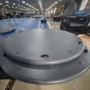 Couverture <span class=keywords><strong>gonflable</strong></span> rigide et portable pour piscine, de forme ronde, grande taille et couleur personnalisables, pour piscine extérieure de type bassin, fabriquée en Chine - Product Image 5