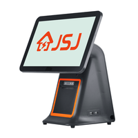 Js95 Windows Android Point de vente Machine de facturation Terminal de paiement écran unique tout-en-un tactile caisse enregistreuse systèmes de Point de vente
