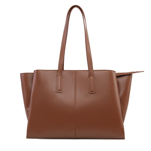 <b>Women</b> Minimalist Large Capacity Tote <b>Bag</b> Soft Leather Look Shoulder <b>Bag</b> <b>For</b> <b>Work</b> Daily Use - Product Image 4