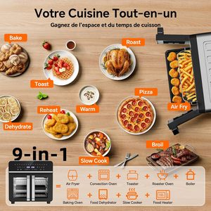 New Hot Sale Stainless Steel Air Fryer Oven 24L Capacity Electric <b>Digital</b> Control Household Use Without Oil - Product Image 5