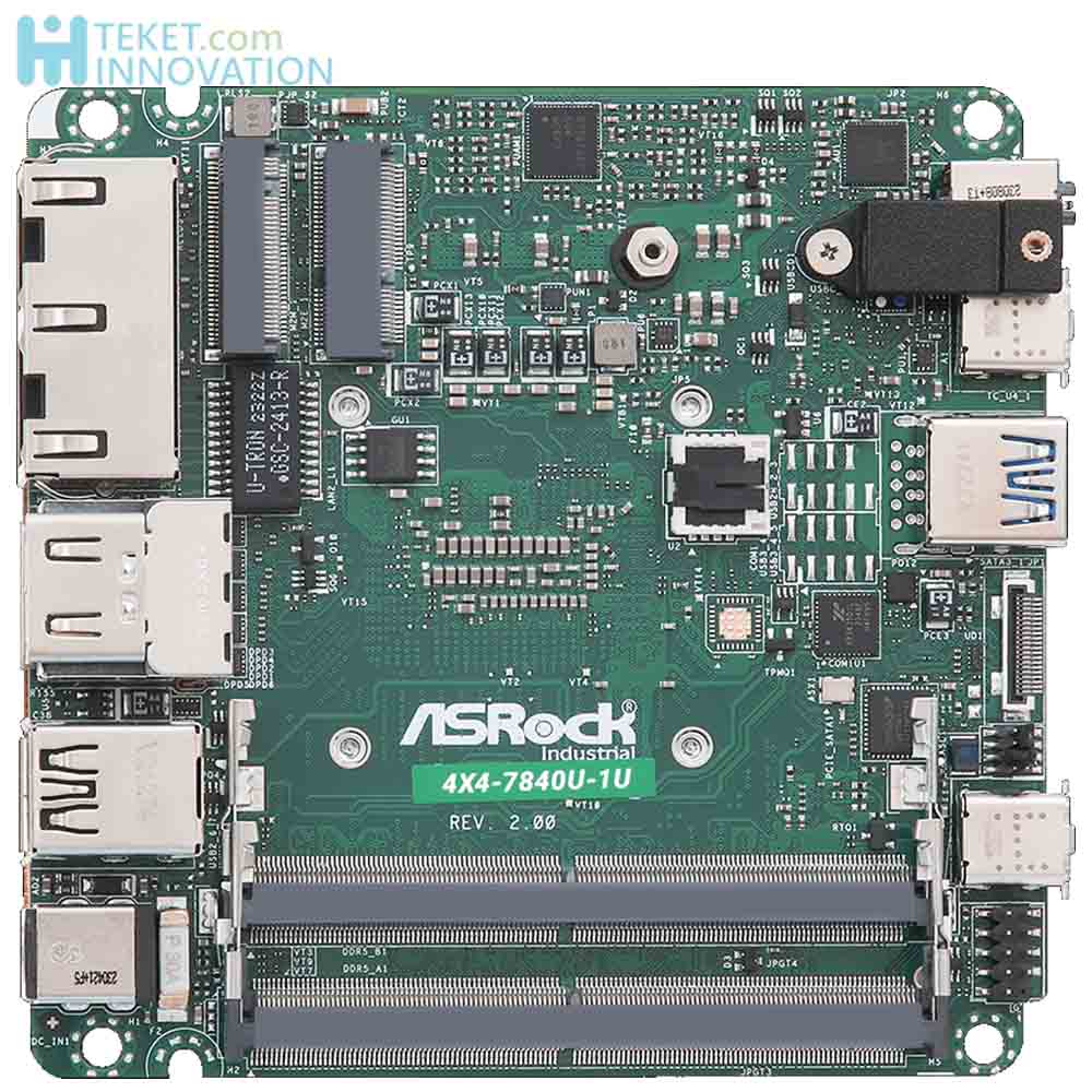 CPU·マザーボードセット ASrock用ASRockind4X4-7840U-1UマザーボードAMDRy-zen 7 7840U DDR5