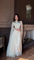 Robes Kaftan Arabes de Dubaï en Gros, Abayas de Luxe pour l'Aïd, Tenues Élégantes et Respirantes en Polyester pour Femmes