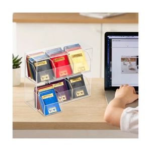 Yageli ชั้นวางโชว์ชาอะคริลิคแบบวางซ้อนกันได้โปร่งใสออกแบบได้ตามที่ต้องการ - Product Image 4