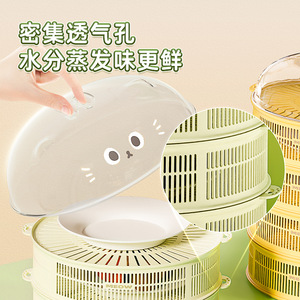 ภาชนะเก็บอาหารแบบซ้อนได้พร้อมฝาปิดทรงกระบอก รักษาความสดใหม่ ใช้ในครัว วัสดุ PP ปลอดภัย ถูกสุขอนามัย ไม่มีกลิ่น - Product Image 4