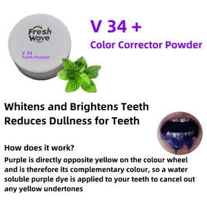 Private Label V 34 Teeth Whitening Powder <strong>Colour</strong> <strong>Corrector</strong> Powder for Teeth Whitening - Product Image 2