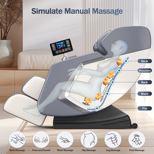 2026 Elegance Luxury <strong>Shiatsu</strong> Full Body 4D Zero Gravity Best Quality Air Pressure <strong>Massage</strong> <strong>Chair</strong> - Product Image 2