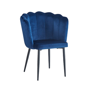 Silla de comedor dorada nórdica con mechones, rendimiento tejido, <span class=keywords><strong>Carmen</strong></span>, abotonada, silla de comedor de terciopelo - Product Image 1