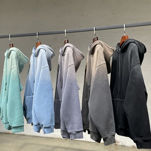 Hoodie Oversize Personnalisé Délavé à l'Acide, 500gsm 100% Coton, Grande Taille, Pullover Lourd Effet Vieilli et Délavé à l'Acide - Product Image 1