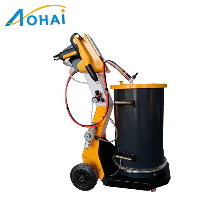 Automatic Electrostatic Powder Coating Machine Using PLC Component ...