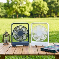 Nouveaux ventilateurs de table USB modernes et réglables - Ventilateur de bureau rechargeable 2000mAh