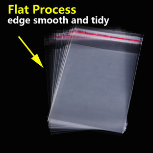 Opp Bag Oppoppopp Custom Printed Transparent OPP Plastic Bag Clothing Packaging Storage Bag OPP Self-adhesive Bag