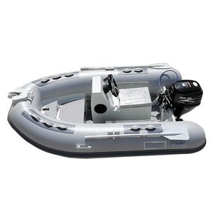 Orca 11ft Hypalon Semi-Rigid Schlauchboot Aluminium 330 Außenbordmotor PVC Material 1,2mm Dicke Angeln Sport Lakes Rivers - Product Image 3