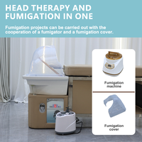 Fauteuil de lavage professionnel thaïlandais pour spa capillaire, table de massage et lit de shampoing pour salon avec circulation d'eau et vapeur
