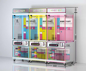 Máquina de garra que funciona con monedas, juguetes de peluche con aceptador de billetes, Mini máquina expendedora de garra de grúa, máquina de garra de regalo de tamaño mediano - Product Image 6