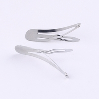Petite pince à cheveux en métal en forme de larme de 50 mm pour la décoration des cheveux
