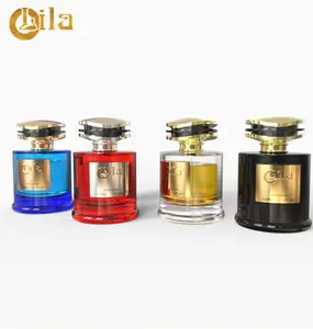 Wholesale Original Perfume Packaging Colored Empty 50ml 100 ml Glass Perfume Bottle with Pump