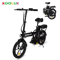 Vélo électrique KOOLUX BK5S à cadre bas, 3 vitesses, pneus larges, en stock UE - Vente Flash