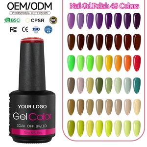 เจลสีทาเล็บ HEMA FREE สีชัด ติดทนนาน รับผลิตแบรนด์ส่วนตัว ขายส่ง เจลยูวีสำหรับทาเล็บ เจลเพ้นท์เล็บ  รับทำโลโก้ตามสั่ง - Product Image 1