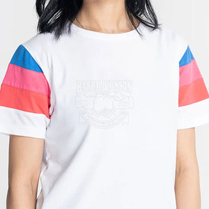 T-shirts pour femmes les plus vendus - Manches courtes, coupe ajustée, polyester/coton, design tendance pour adultes avec tee-shirt à manches courtes - Product Image 5