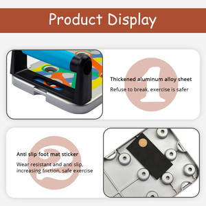 2024 nuovi arrivi Fitness <span class=keywords><strong>Core</strong></span> Trainer portatile in lega di alluminio Push Up plance <span class=keywords><strong>Board</strong></span> leggero bilanciere - Product Image 2