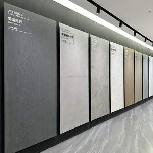 Azulejo de porcelana de losa esmaltada 120 240, piedra sinterizada brillante gris elegante de alta calidad para decoración de paredes exteriores de edificios - Product Image 4