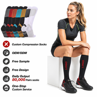 Chaussettes de compression intégrales pour soulager la douleur, chaussettes de compression en ligne pour varices et amélioration de la circulation sanguine