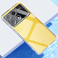 Coque de téléphone antichoc pour Xiaomi 15 Ultra 14 13 12 11 PRO Transparente Claire Souple TPU Poco X6 Pro C71 X5 X4 X3 M7 F7 Housse Arrière