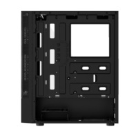 Boîtier d'ordinateur de jeu ATX de taille moyenne avec panneau en maille, en matériau SPCC, ports USB 3.0, USB 1.0 et audio HD