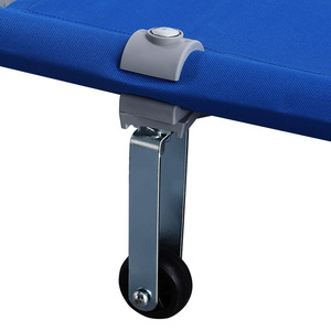Camilla de emergencia médica portátil, camilla plegable de acero inoxidable, camilla de emergencia sencilla para heridos y enfermos - Product Image 1