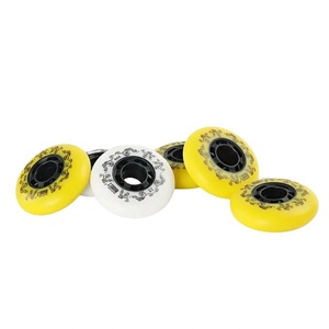 <span class=keywords><strong>Ruedas</strong></span> de Repuesto para Patines en Línea de PU Resistentes al Desgaste 90A - Deslizamiento Suave, Duraderas y de Larga Duración, Rueda de <span class=keywords><strong>Freno</strong></span> para Derrapes - Product Image 4