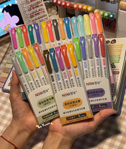 Marcadores <span class=keywords><strong>Pastel</strong></span> - Marcadores de Doble Punta, Punta Biselada y Punta Fina para Anotaciones en la Biblia, Toma de Notas - Product Image 3