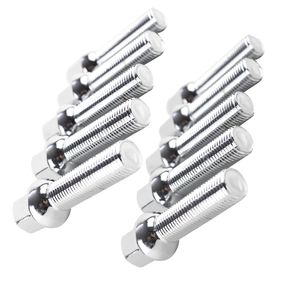 Tornillo de tuerca de acero de aleación de <span class=keywords><strong>rueda</strong></span> de coche para Benz <span class=keywords><strong>Volkswagen</strong></span> Audi A1 A2 A3 A4 M14x1.5 longitud de rosca 28/35/40/45/50mm - Product Image 3