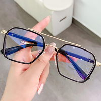 Gafas con bloqueo de luz azul para hombre y mujer, anteojos con doble puente óptico 2023 2022