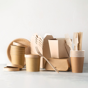 Tùy chỉnh kích thước sinh thái 32 oz 16oz giấy kraft súp cốc bát giấy nóng súp cup với nắp - Product Image 5