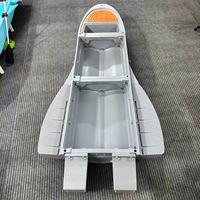 Mini Yacht Portable en PE, Bateau Ponton de Luxe en Plastique, Petit Bateau Pliant Gonflable en Fibre de Verre pour la Pêche et les Appâts