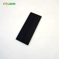Panel Surya PERC PET Kustom 3W 6V Ultra-Tipis Ringan Efisiensi Tinggi Modul Laminasi untuk Lampu Taman LED