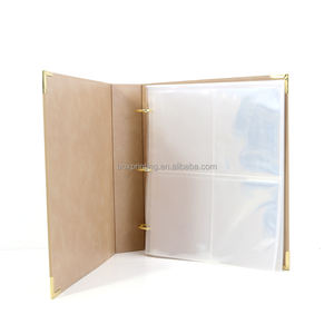Porte-cartes d'idols Kpop en plastique transparent avec logo personnalisé, album A5, classeur à 6 anneaux pour photocartes avec pochettes - Product Image 6