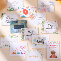 Vente en gros de cartes de voeux de fleurs chaudes, idées cadeaux, carte de bénédiction, carte de remerciement pour joyeux anniversaire