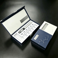 Individuelles Logo Peptid-Behälterbox mit Silberfolie Luxus-Geschenkbox für 3ml 10ml Peptid-Pen mit EVA-Schaumstoffeinlage