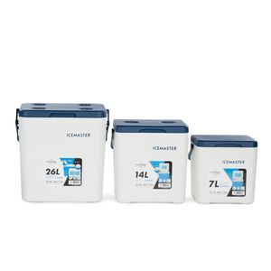 กล่องเก็บความเย็น ICEMASTER ขนาด 26L 14L 7L รูปทรงสี่เหลี่ยมผืนผ้า วัสดุ PP สำหรับแคมป์ปิ้งกลางแจ้ง พร้อมคุณสมบัติรักษาความเย็น - Product Image 1