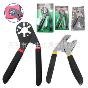 Llave ajustable Hesheng de 8 pulgadas (200 mm) con mordazas dentadas métricas y mango antideslizante para reparaciones en el hogar - Product Image 3