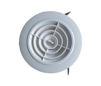 Grille ronde pour ventilation de voiture, diffuseur d'air en pvc, système de ventilation portable, ventilation de véhicule