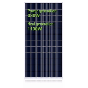 Fabricación Profesional, Buen Precio, Energía Solar, Panel Solar Híbrido Mono de 330w - Product Image 3