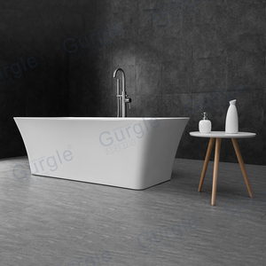 Baignoire autoportante blanche relaxante et économique - Product Image 4