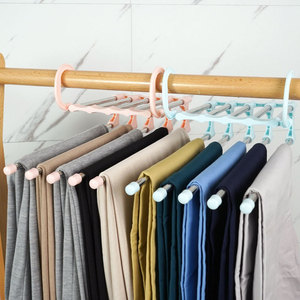 Organizer lemari multifungsi, dapat disesuaikan untuk pakaian baja logam rak selendang celana sabuk syal untuk penggunaan di rumah - Product Image 3